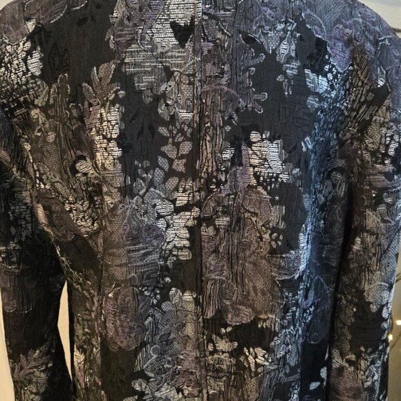 Chico's Size 2 Blazer - Purple/Black/Grey - Pre-owned - Picture 5 of 5